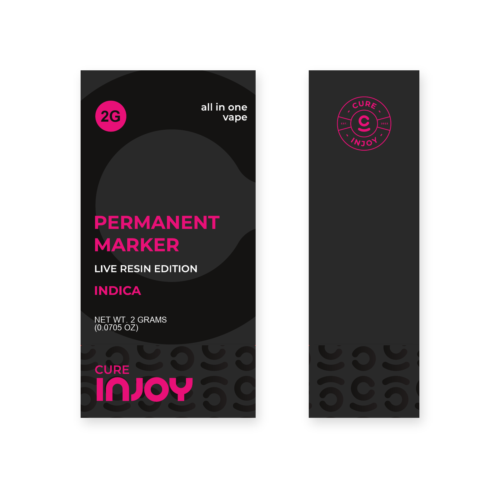 Permanent Marker Live Resin package front and side