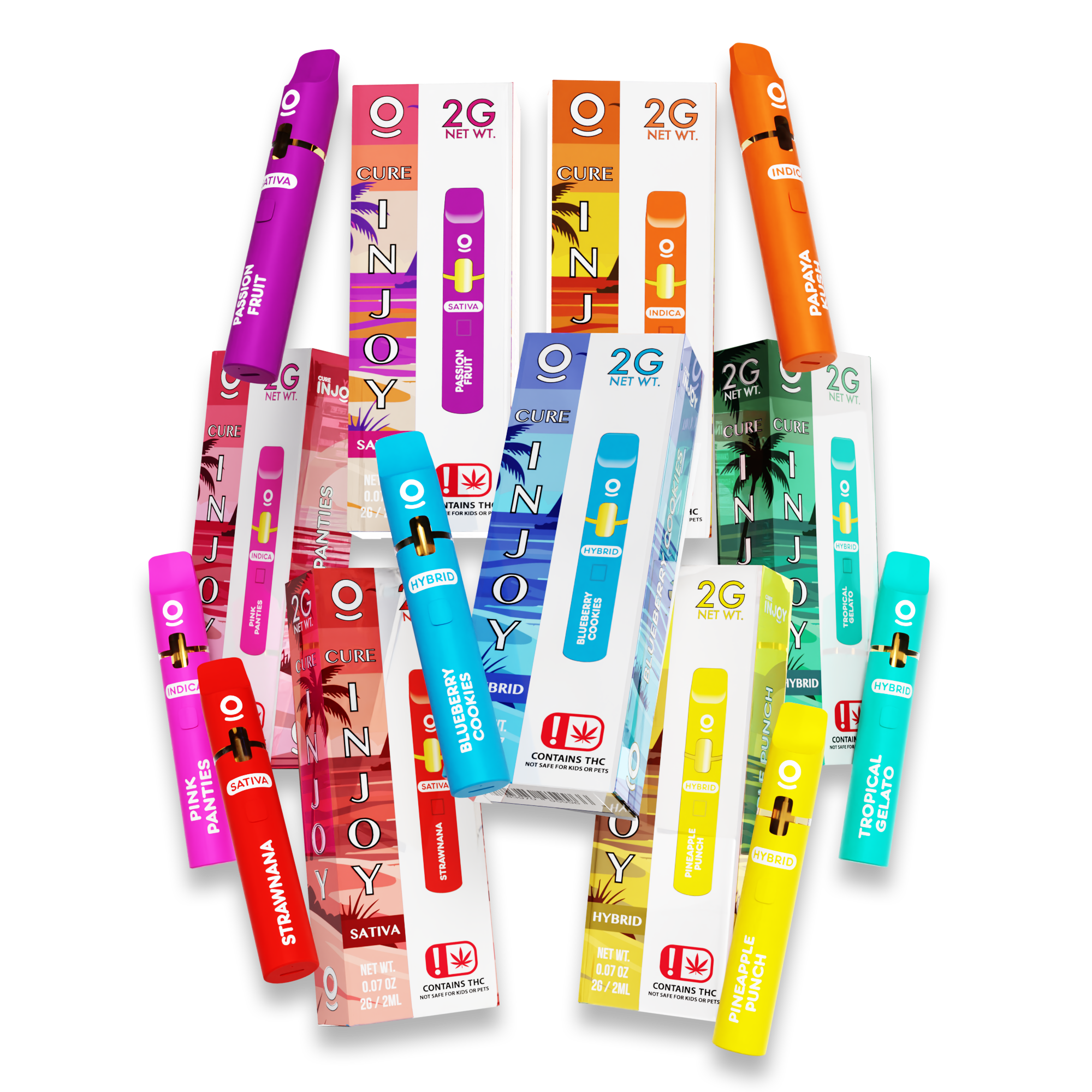 Cure Injoy 2G all-in-one product lineup
